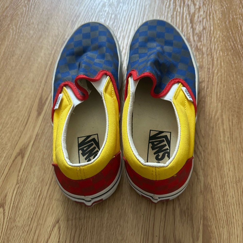 Vans Slip-On Shoes - Blue and Yellow - Picture 2 of 4
